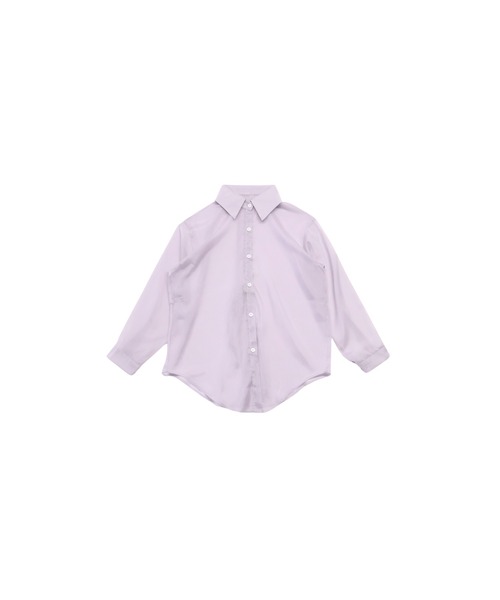 ZOZO限定】バックスリット シアー シャツ シースルー リボン