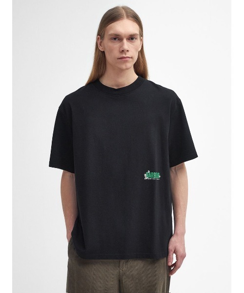 【セール】Leonard バック グラフィックTシャツ（オーバーサイズフィット）（Tシャツ/カットソー）｜Barbour（バブアー）