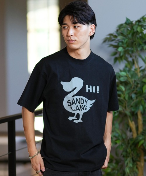 セール】SANDYLAND/サンディランド 半袖Tシャツ フロントプリント