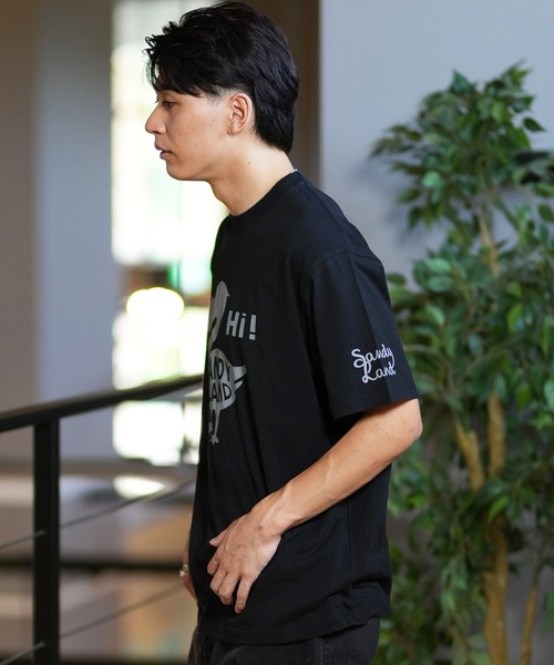 ◆ boohoo ◆インターナショナルサン スローガンプリントTシャツ セール】SANDYLAND/サンディランド 半袖Tシャツ フロント