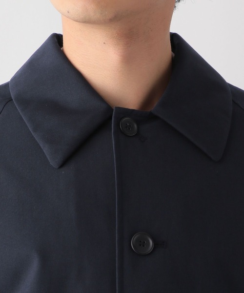 GLOBAL WORK（グローバルワーク）の「ライトウォームショートステンカラーコート/115830（ステンカラーコート・メンズ・ネイビー・SMALL/MEDIUM/LARGE/X-LARGE）」の3枚目の写真