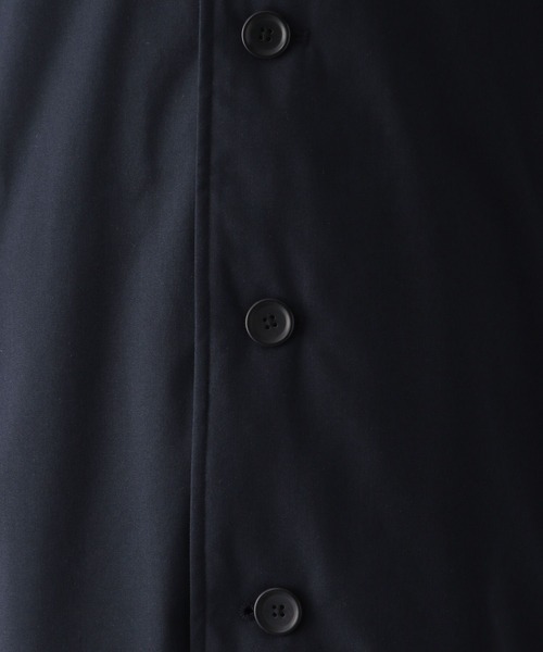 GLOBAL WORK（グローバルワーク）の「ライトウォームショートステンカラーコート/115830（ステンカラーコート・メンズ・ネイビー・SMALL/MEDIUM/LARGE/X-LARGE）」の11枚目の写真