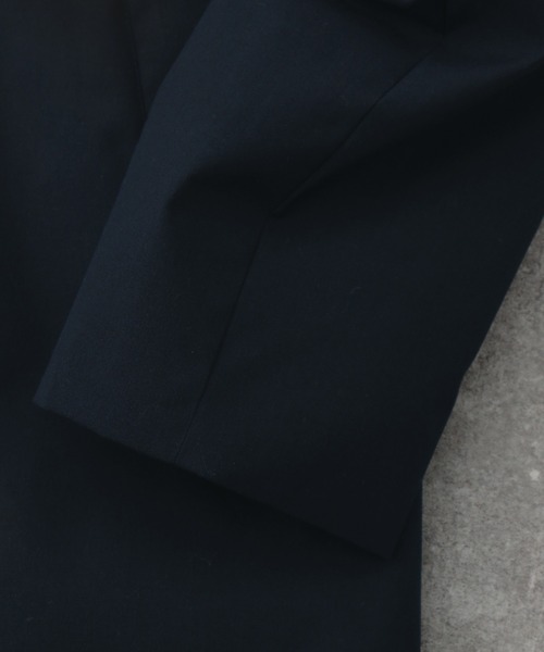 GLOBAL WORK（グローバルワーク）の「ライトウォームショートステンカラーコート/115830（ステンカラーコート・メンズ・ネイビー・SMALL/MEDIUM/LARGE/X-LARGE）」の20枚目の写真