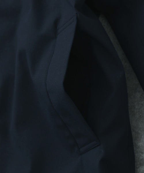 GLOBAL WORK（グローバルワーク）の「ライトウォームショートステンカラーコート/115830（ステンカラーコート・メンズ・ネイビー・SMALL/MEDIUM/LARGE/X-LARGE）」の21枚目の写真