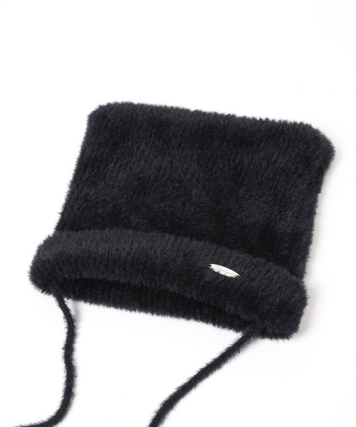 repipi armario（レピピ アルマリオ）の「シャギーネコミミワッチ（ニットキャップ/ビーニー・キッズ・ホワイト/グレー/ブラック・FREE）」の8枚目の写真