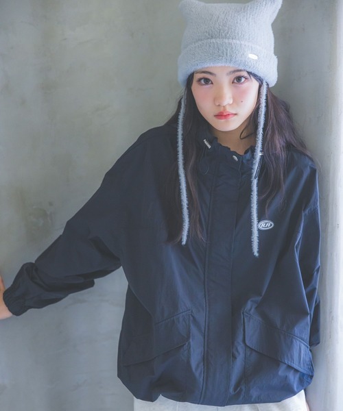 repipi armario（レピピ アルマリオ）の「シャギーネコミミワッチ（ニットキャップ/ビーニー・キッズ・ホワイト/グレー/ブラック・FREE）」の19枚目の写真