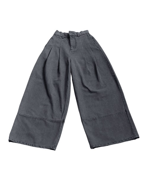 antiqua(アンティカ)の「デニムタックパンツ(デニムパンツ・レディース・グレー系その他/インディゴブルー・P/R)」の17枚目の写真