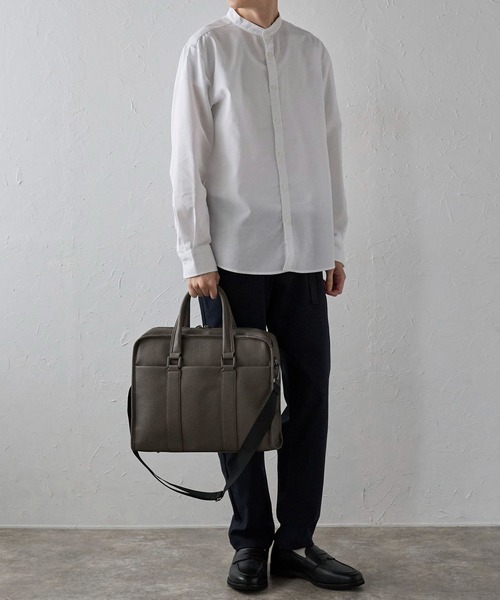 GUSCIO UOMO（グッシオ ウォーモ）の「【グッシオウォーモ】　ビジネスバッグ　ブリーフケース（ビジネスバッグ・メンズ・ネイビー/ダークグレー/ブラック・FREE）」の18枚目の写真