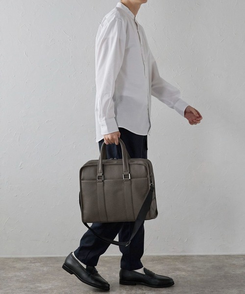 GUSCIO UOMO（グッシオ ウォーモ）の「【グッシオウォーモ】　ビジネスバッグ　ブリーフケース（ビジネスバッグ・メンズ・ネイビー/ダークグレー/ブラック・FREE）」の19枚目の写真