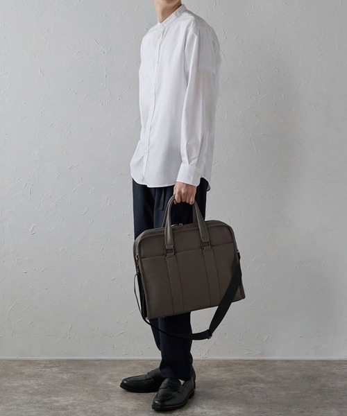 GUSCIO UOMO（グッシオ ウォーモ）の「【グッシオウォーモ】　ビジネスバッグ　ブリーフケース（ビジネスバッグ・メンズ・ネイビー/ダークグレー/ブラック・FREE）」の20枚目の写真