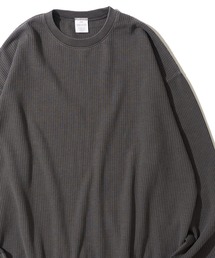 【SEABEES/シービーズ】THERMAL PIGMENT CREWNECK T-SHIRT / サーマルピグメントクルーネックTシャツ