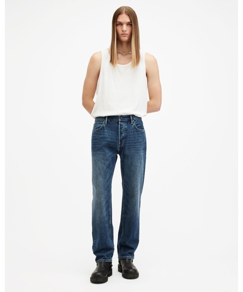 ALLSAINTS（オールセインツ）の「REID STRAIGHT FIT DENIM JEANS | REID ストレート フィット デニム ジーンズ（デニムパンツ・メンズ・インディゴブルー・28/30/32/30/30/30）」の21枚目の写真