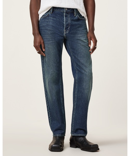 ALLSAINTS（オールセインツ）の「REID STRAIGHT FIT DENIM JEANS | REID ストレート フィット デニム ジーンズ（デニムパンツ・メンズ・インディゴブルー・28/30/32/30/30/30）」の14枚目の写真