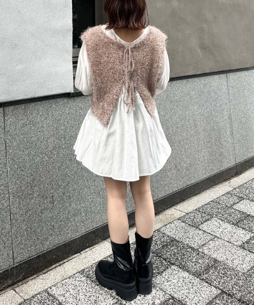 archives（アルシーヴ）の「ドロストウェストシアーチュニック（シャツ/ブラウス・レディース・グレー/オフホワイト/ブラック・MEDIUM）」の13枚目の写真