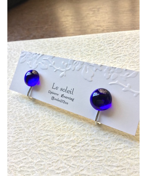 楽天市場】琉球ガラス イヤリング（ジュエリー・アクセサリー）の通販