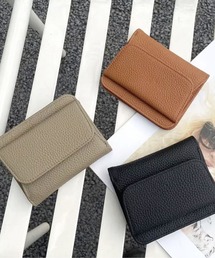 【 ammy. / エイミードット 】 マット レザー ミニ ウォレット / 財布