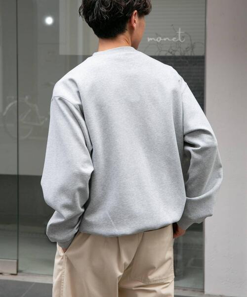 FORK&SPOON(フォークアンドスプーン)の「FORK&SPOON ダブルフェイスジャージープルオーバー(スウェット・メンズ・グレー系その他/チャコールグレー・4/5)」の5枚目の写真