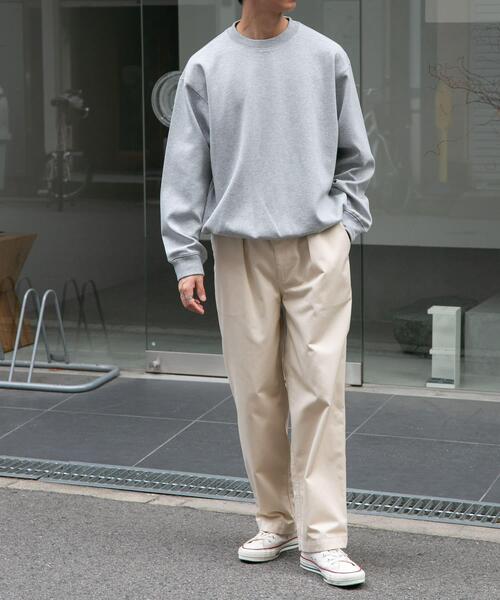 FORK&SPOON(フォークアンドスプーン)の「FORK&SPOON ダブルフェイスジャージープルオーバー(スウェット・メンズ・グレー系その他/チャコールグレー・4/5)」の8枚目の写真