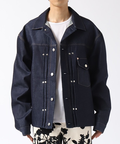 TANAKA(タナカ)の「【TANAKA / タナカ】THE JEAN JACKET VINTAGE BLUE(その他アウター・メンズ・インディゴブルー・S/M/L)」の8枚目の写真