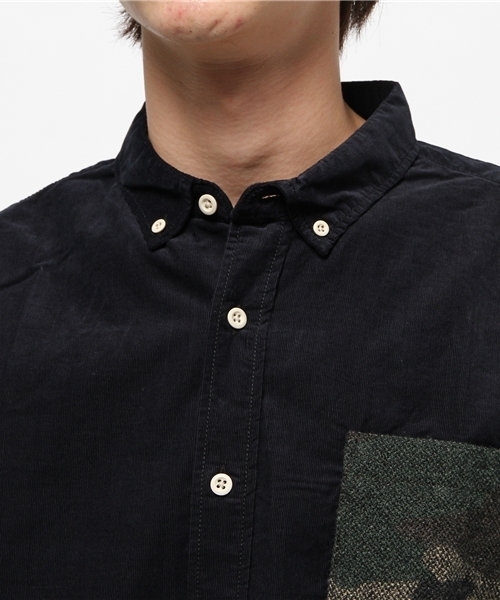 GLOBAL WORK（グローバルワーク）の「コーデュロイシャツ長袖/568254（シャツ/ブラウス・メンズ・グリーン/ネイビー/カーキ/グレー/グレー系その他・MEDIUM/SMALL/LARGE/X-LARGE）」の9枚目の写真