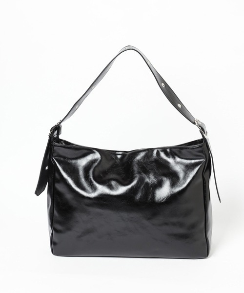 LEPSIM（レプシィム）の「フェイクレザーダブルポケットショルダー　147093（ショルダーバッグ・レディース・ブラック/ブラウン・ONE SIZE）」の12枚目の写真