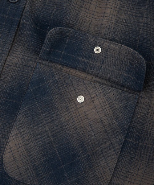 RVCA（ルーカ）の「RVCA メンズ DAYSHIFT FLANNEL LS 長袖シャツ 【2024年秋冬モデル】/ルーカチェックネルシャツ（シャツ/ブラウス・メンズ・ブラウン/ブラック系その他/ブラウン系その他・SMALL/MEDIUM/LARGE/X-LARGE）」の7枚目の写真