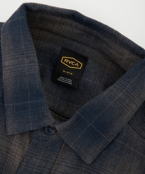 RVCA（ルーカ）の「RVCA メンズ DAYSHIFT FLANNEL LS 長袖シャツ 【2024年秋冬モデル】/ルーカチェックネルシャツ（シャツ/ブラウス・メンズ・ブラウン/ブラック系その他/ブラウン系その他・SMALL/MEDIUM/LARGE/X-LARGE）」の12枚目の写真