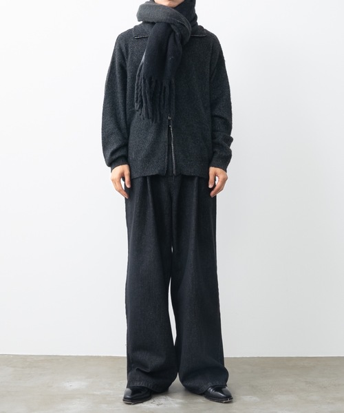 Loose silhouette zip knit / ルーズシルエットジップニット（ニット/セーター）｜SINSS（シンス）
