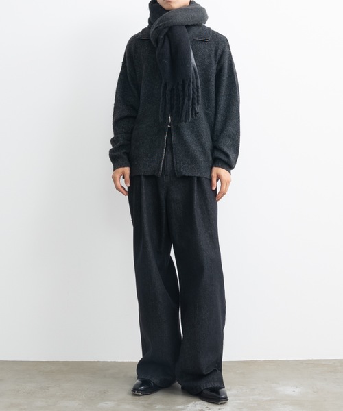 Loose silhouette zip knit / ルーズシルエットジップニット（ニット/セーター）｜SINSS（シンス）