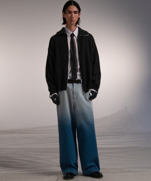 Loose silhouette zip knit / ルーズシルエットジップニット（ニット/セーター）｜SINSS（シンス）