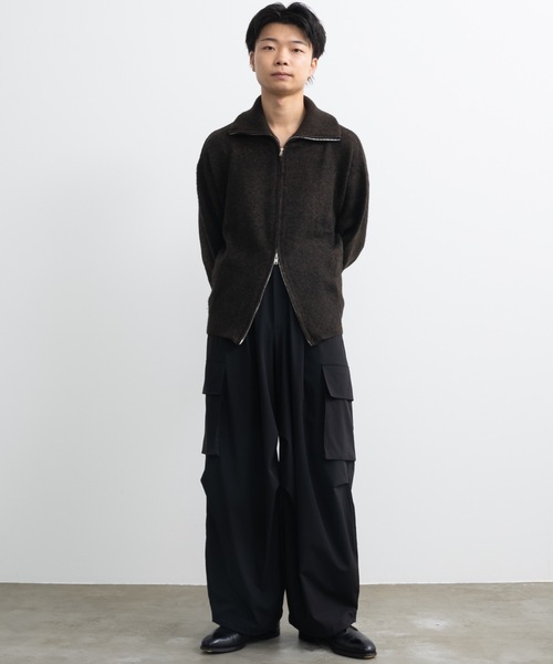 Loose silhouette zip knit / ルーズシルエットジップニット（ニット/セーター）｜SINSS（シンス）