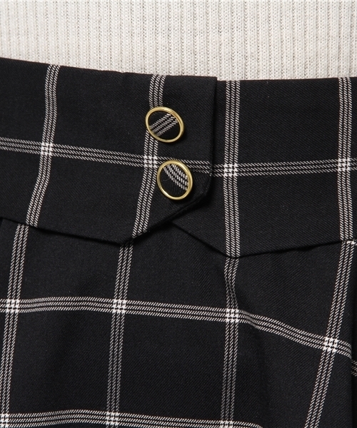 one after another NICE CLAUP(ワンアフターアナザーナイスクラップ)の「【ナイスクラップ】ウィンドペン2つ釦スカート(スカート・レディース・グレー/ネイビー/ブラック・FREE)」の11枚目の写真