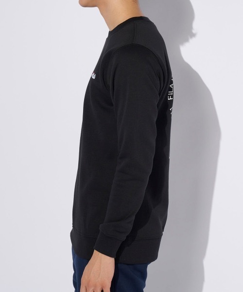 FILA(フィラ)の「【FILA/フィラ】裏起毛スウェット バックプリントトレーナー(スウェット・メンズ・ブラック/ターコイズブルー/杢グレー・LARGE/X-LARGE/MEDIUM)」の9枚目の写真
