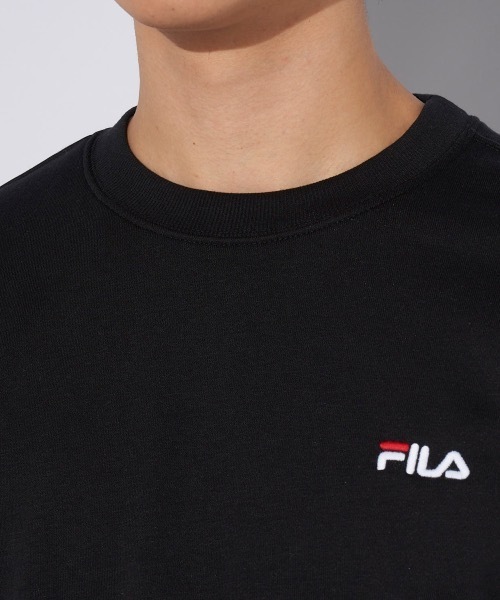 FILA(フィラ)の「【FILA/フィラ】裏起毛スウェット バックプリントトレーナー(スウェット・メンズ・ブラック/ターコイズブルー/杢グレー・LARGE/X-LARGE/MEDIUM)」の11枚目の写真