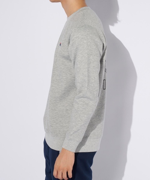 FILA(フィラ)の「【FILA/フィラ】裏起毛スウェット バックプリントトレーナー(スウェット・メンズ・ブラック/ターコイズブルー/杢グレー・LARGE/X-LARGE/MEDIUM)」の8枚目の写真