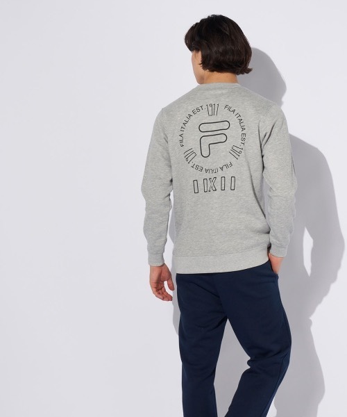 FILA(フィラ)の「【FILA/フィラ】裏起毛スウェット バックプリントトレーナー(スウェット・メンズ・ブラック/ターコイズブルー/杢グレー・LARGE/X-LARGE/MEDIUM)」の22枚目の写真