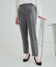 DRESKIP | 【洗える/S-LL/セットアップ可/通勤/セレモニー】センタープレス テーパードパンツ(その他パンツ)