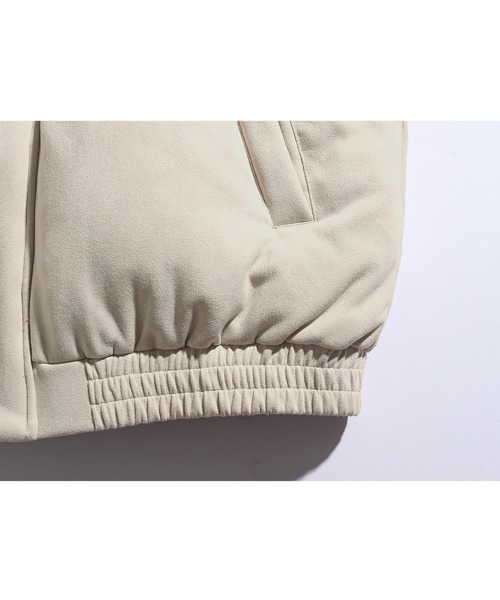 Ressaca（レサーカ）の「オーバーサイズフェイクスエードダウンジャケット（ダウンジャケット/コート・メンズ・オフホワイト/グリーン/ブラック・M/L/XL）」の10枚目の写真