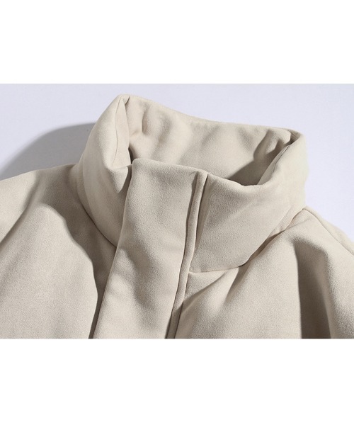 Ressaca（レサーカ）の「オーバーサイズフェイクスエードダウンジャケット（ダウンジャケット/コート・メンズ・オフホワイト/グリーン/ブラック・M/L/XL）」の8枚目の写真