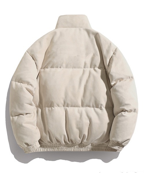 Ressaca（レサーカ）の「オーバーサイズフェイクスエードダウンジャケット（ダウンジャケット/コート・メンズ・オフホワイト/グリーン/ブラック・M/L/XL）」の4枚目の写真