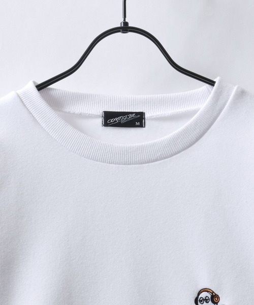 SITRY(シトリー)の「Ghost Sweat shirt/ゴースト オーバーサイズ 裏起毛 ワンポイント刺繍 袖プリント 袖刺繍 トレーナー スウェット レディース メンズ(スウェット・メンズ・ホワイト/ブラック・M/L)」の6枚目の写真