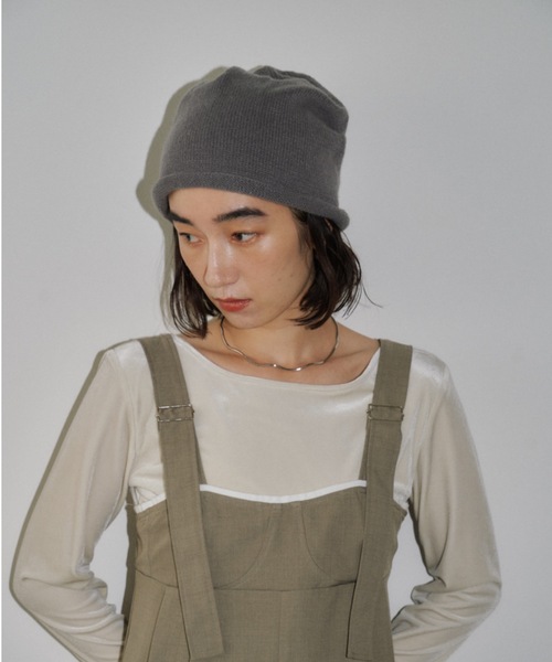 バックリボンニットビーニー（ニットキャップ/ビーニー）｜DRWCYS