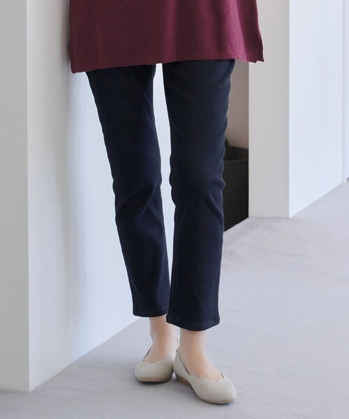 Tiaclasse(ティアクラッセ)の「マシュマロタッチデニムパンツ(デニムパンツ・レディース・ネイビー/ブルー・XL/XXL)」の17枚目の写真