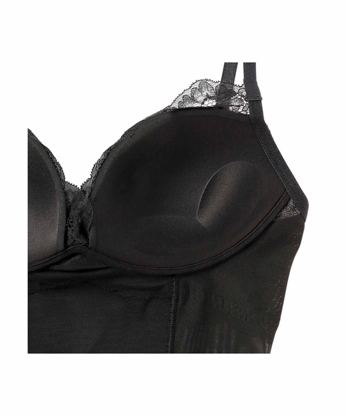 AMOSTYLE BY TRIUMPH（アモスタイルバイトリンプ）の「シェイパートップ ブラトップ ウィッチガール AMST1492 B.Top JX（その他アンダーウェア/インナー・レディース・ブラック・L/M）」の5枚目の写真