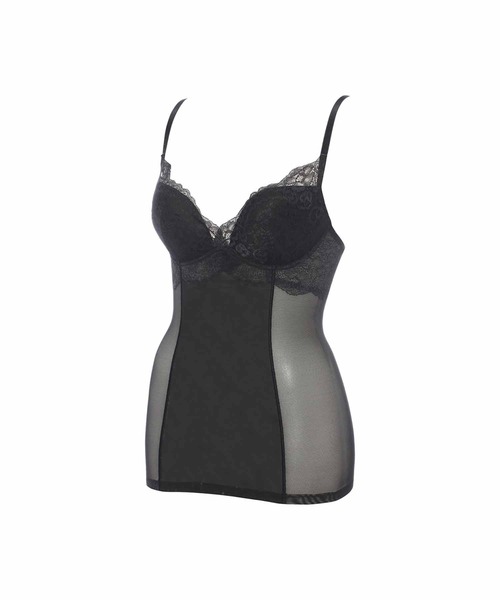 AMOSTYLE BY TRIUMPH（アモスタイルバイトリンプ）の「シェイパートップ ブラトップ ウィッチガール AMST1492 B.Top JX（その他アンダーウェア/インナー・レディース・ブラック・L/M）」の6枚目の写真