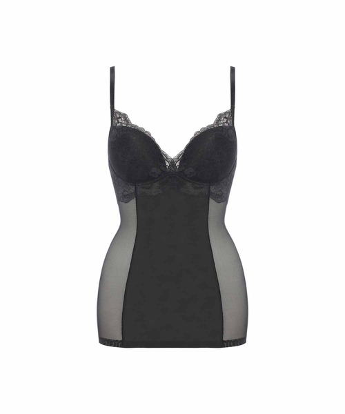 AMOSTYLE BY TRIUMPH（アモスタイルバイトリンプ）の「シェイパートップ ブラトップ ウィッチガール AMST1492 B.Top JX（その他アンダーウェア/インナー・レディース・ブラック・L/M）」の2枚目の写真