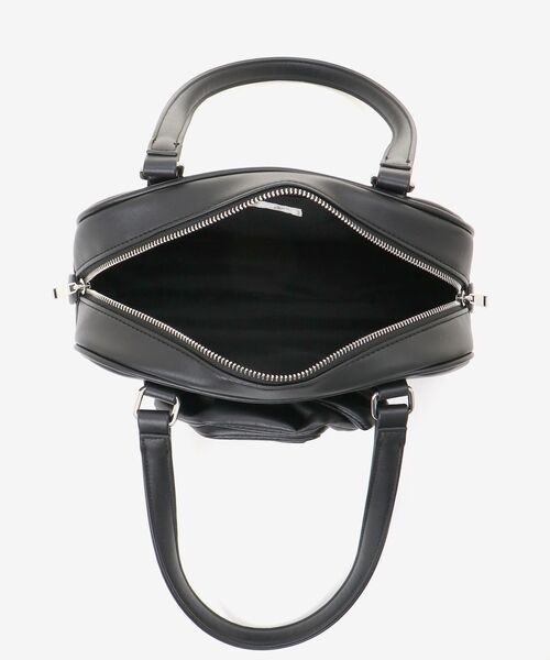 MAJESTIC LEGON（マジェスティックレゴン）の「フロントローズクラシカルバッグ（ハンドバッグ・レディース・ホワイト系その他2/ブラック/ボルドー・FREE）」の18枚目の写真