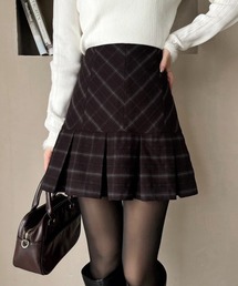one after another NICE CLAUP | 【Holiday collection】ボックスプリーツミニスカート(スカート)