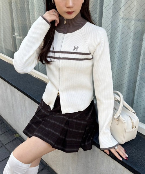 one after another NICE CLAUP（ワンアフターアナザーナイスクラップ）の「【Holiday collection】ボックスプリーツミニスカート（スカート・レディース・ピンク系その他/アイボリー/ブラック/モカ/ブラウン系その他・SMALL/MEDIUM）」の9枚目の写真