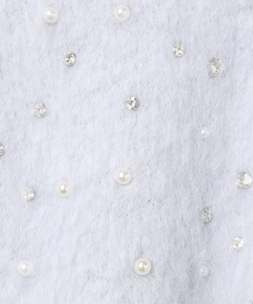 Heather（ヘザー）の「ランダムビジューニット　250160（ニット/セーター・レディース・ブルー/グレー/オフホワイト・FREE）」の12枚目の写真